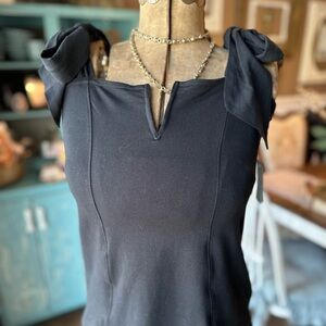 Torrid Black Tank Top with Shoulder Ties